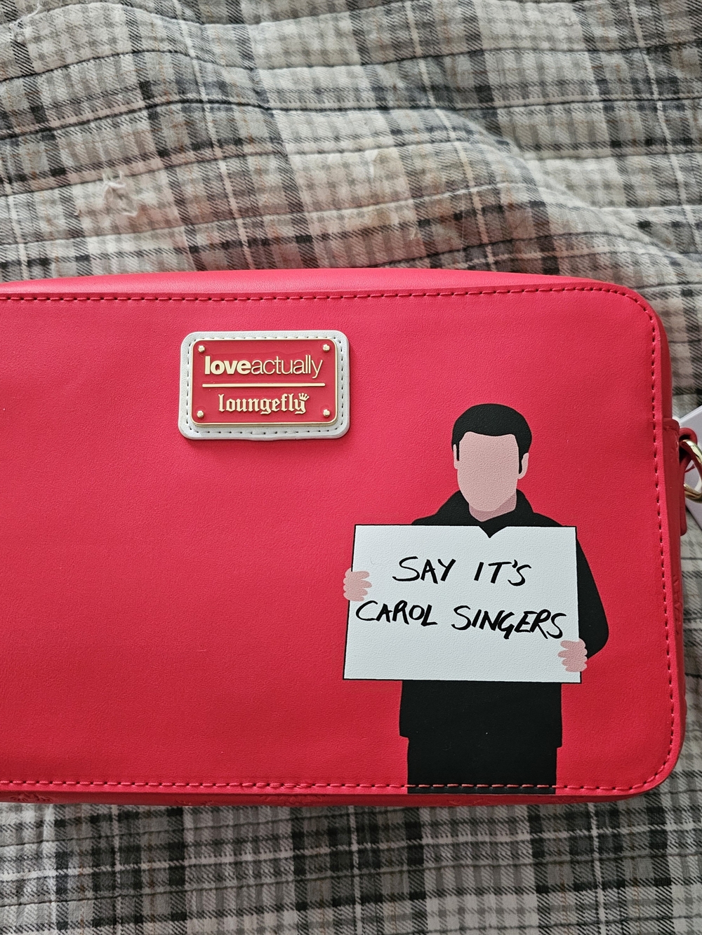 Loungefly Love Actually Pink Crossbody Bag